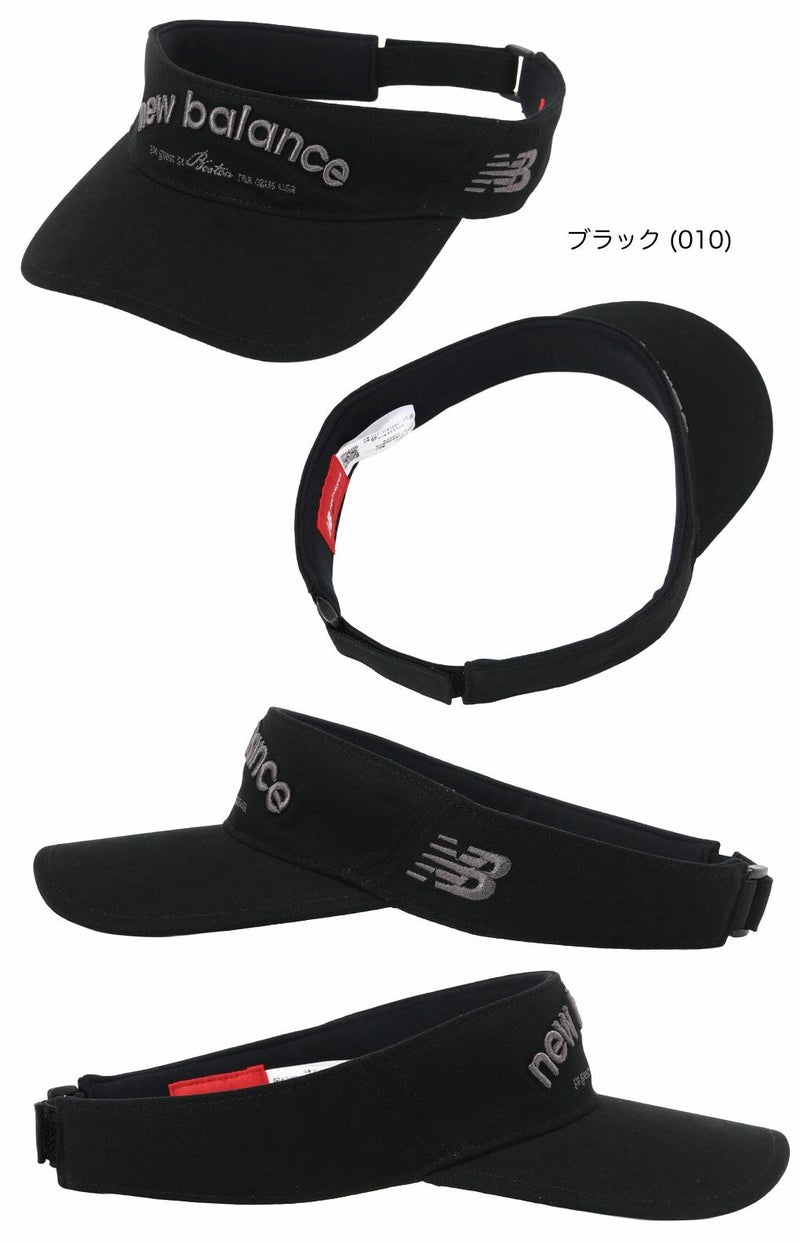 ニューバランスキャンバスバイザー012-5287002メンズレディースゴルフキャップ帽子newbalance2025春夏モデル日本正規品