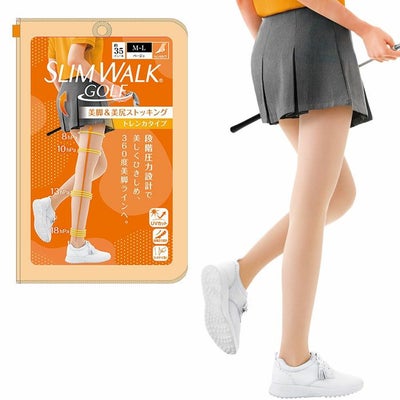 スリムウォークSLIMWALK スリムウォークゴルフ美脚＆美尻ストッキングSWG007正規品
