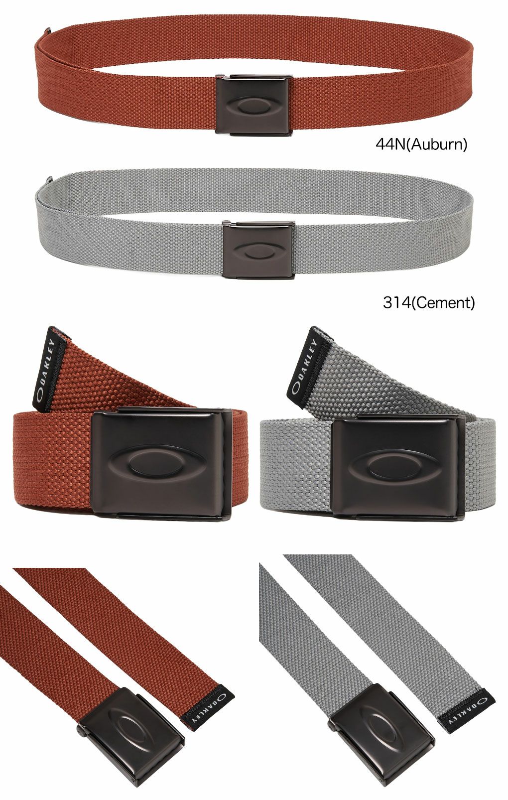オークリー OAKLEY メンズ ベルト 96185 Ellipse Web Belt ゴルフ
