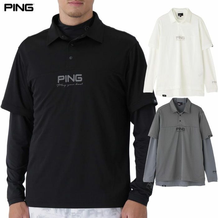 ピンPINGピン2WAYドットグラデーションスタンドブルゾン621-5260801メンズゴルフウェア2025秋冬モデル日本正規品
