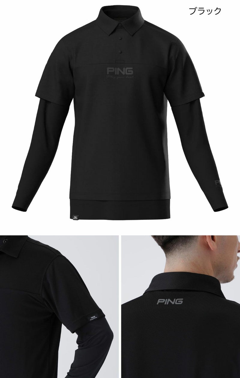 ピンPINGピン2WAYドットグラデーションスタンドブルゾン621-5260801メンズゴルフウェア2025秋冬モデル日本正規品