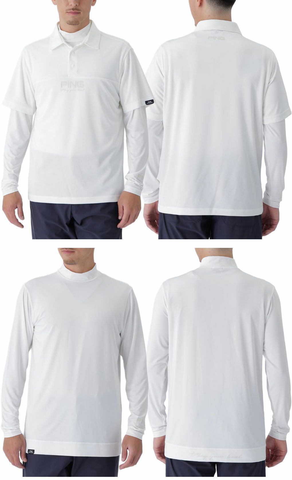 ピンPINGピン2WAYドットグラデーションスタンドブルゾン621-5260801メンズゴルフウェア2025秋冬モデル日本正規品