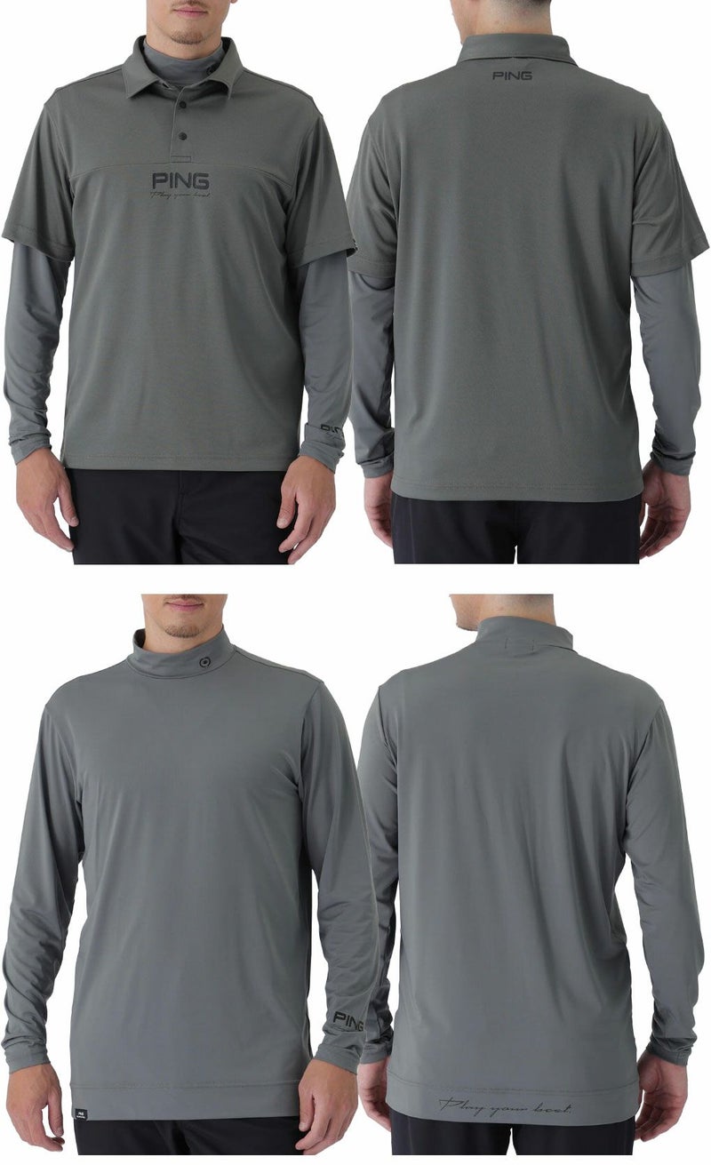 ピンPINGピン2WAYドットグラデーションスタンドブルゾン621-5260801メンズゴルフウェア2025秋冬モデル日本正規品