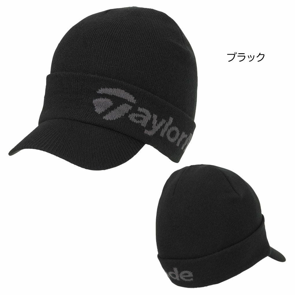 テーラーメイドMブリムニットキャップUN922メンズゴルフキャップ帽子ゴルフTaylorMade日本正規品2025秋冬モデル