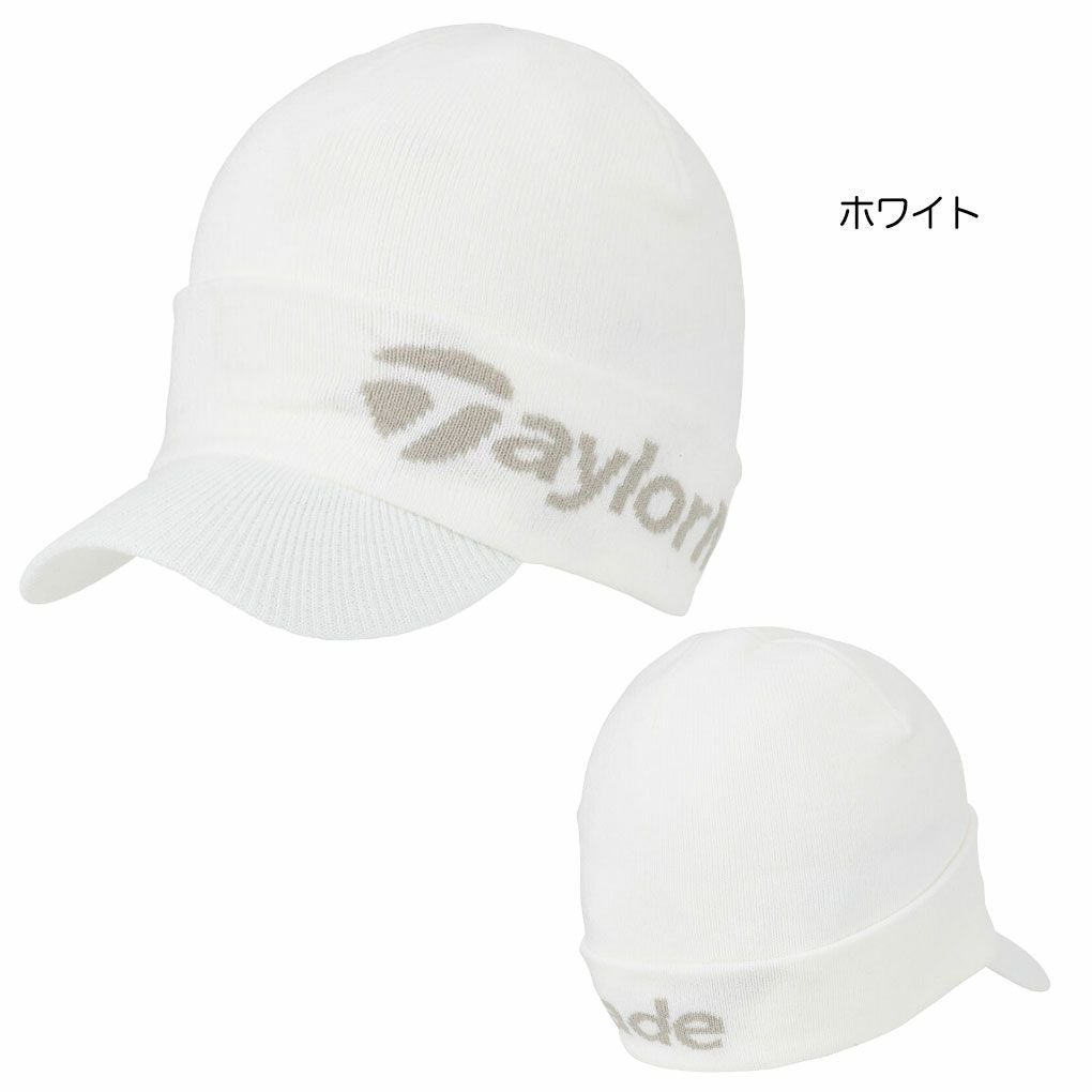 テーラーメイドMブリムニットキャップUN922メンズゴルフキャップ帽子ゴルフTaylorMade日本正規品2025秋冬モデル