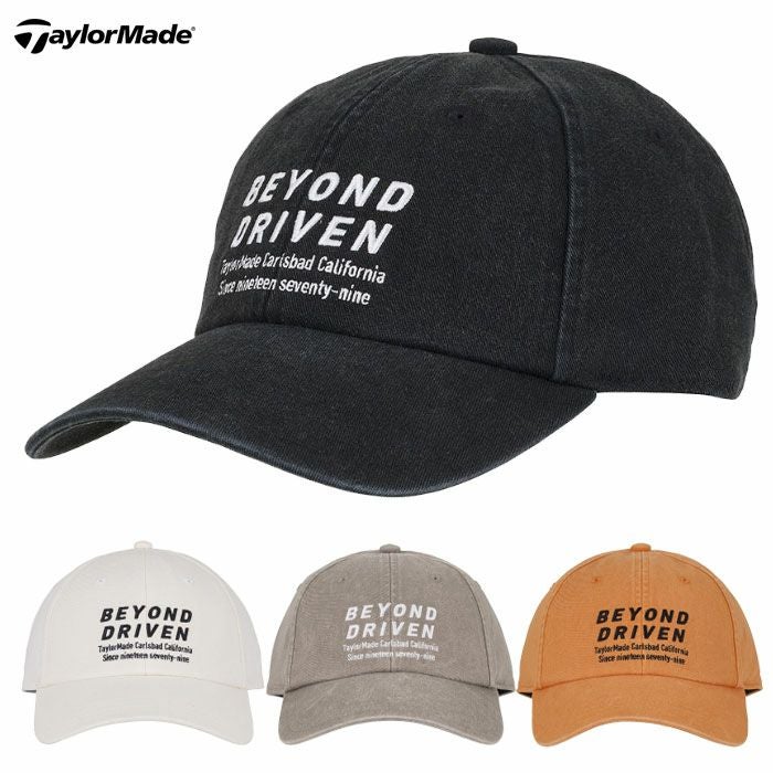 テーラーメイドMウォッシュドキャップUN929メンズゴルフキャップ帽子ゴルフTaylorMade日本正規品2025秋冬モデル