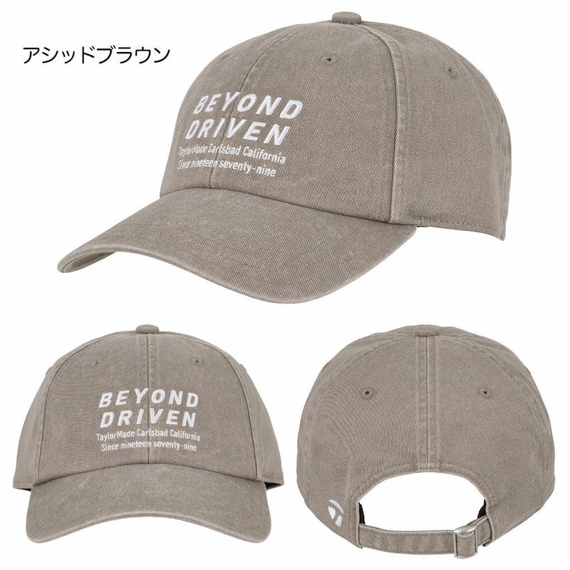 テーラーメイドMウォッシュドキャップUN929メンズゴルフキャップ帽子ゴルフTaylorMade日本正規品2025秋冬モデル