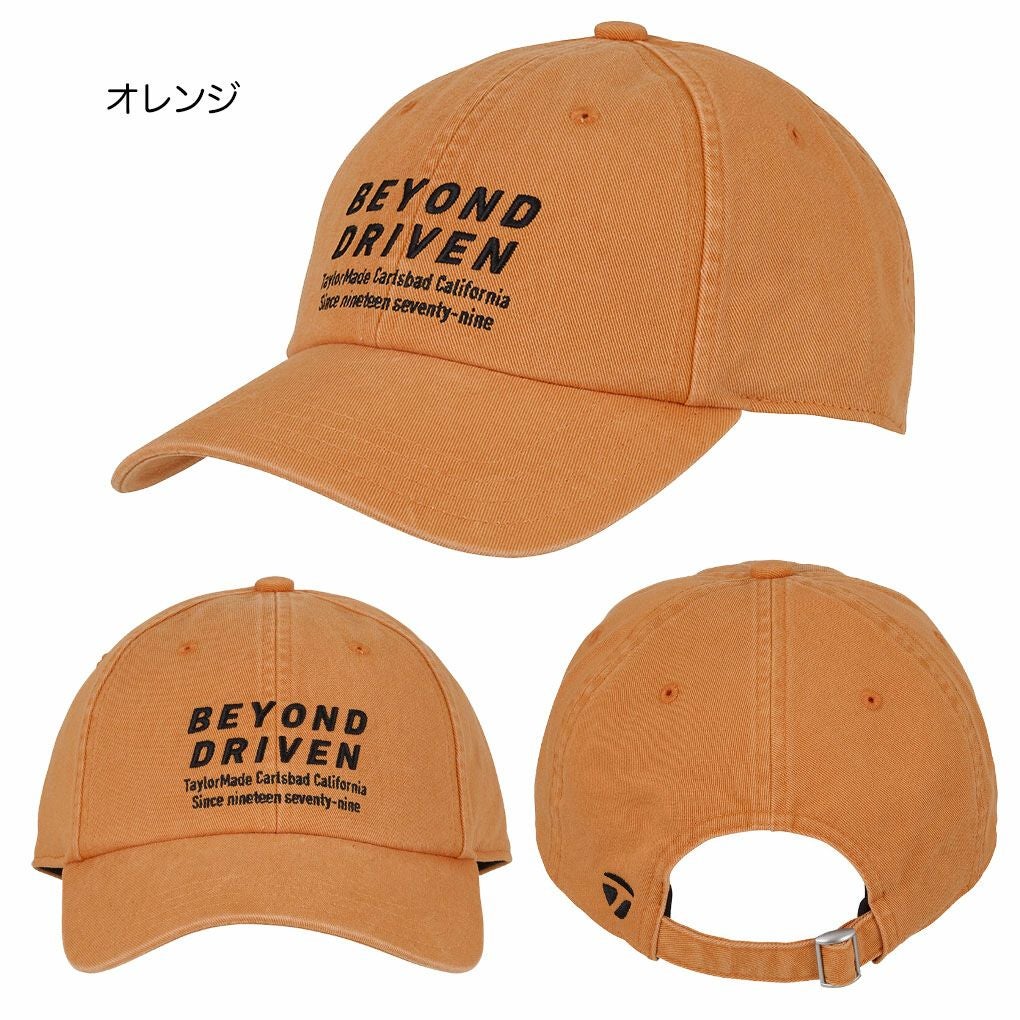 テーラーメイドMウォッシュドキャップUN929メンズゴルフキャップ帽子ゴルフTaylorMade日本正規品2025秋冬モデル