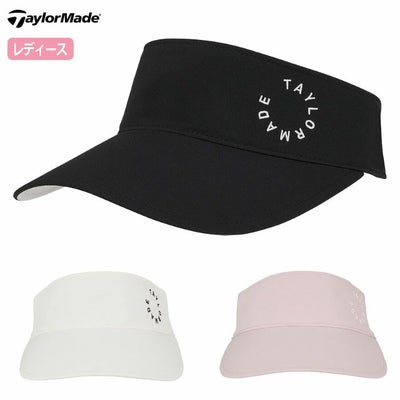 テーラーメイドウィメンズWサークルグラフィックバイザーUN942レディースゴルフキャップ帽子ゴルフTaylorMade日本正規品2025秋冬モデル
