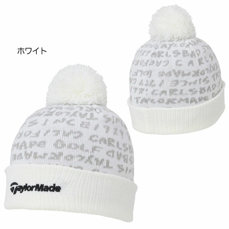 テーラーメイドMワードグラフィックニットキャップUN930メンズゴルフキャップ帽子ゴルフTaylorMade日本正規品2025秋冬モデル