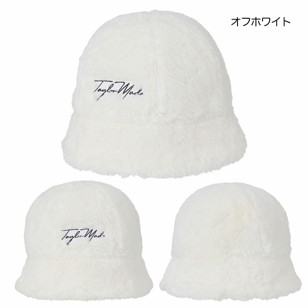 テーラーメイドウィメンズWウィンターバケットハットUN943レディースゴルフキャップ帽子ゴルフTaylorMade日本正規品2025秋冬モデル