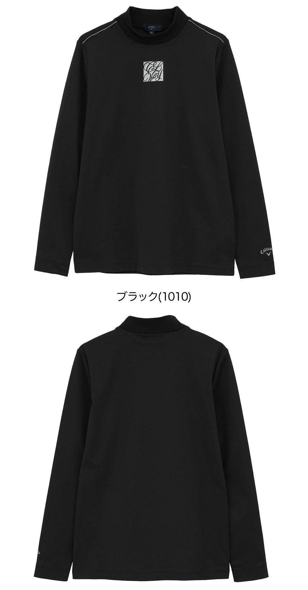 キャロウェイポリエステルスムース長袖モックネックシャツC25233201レディースゴルフウェア2025秋冬モデルCallaway日本正規品