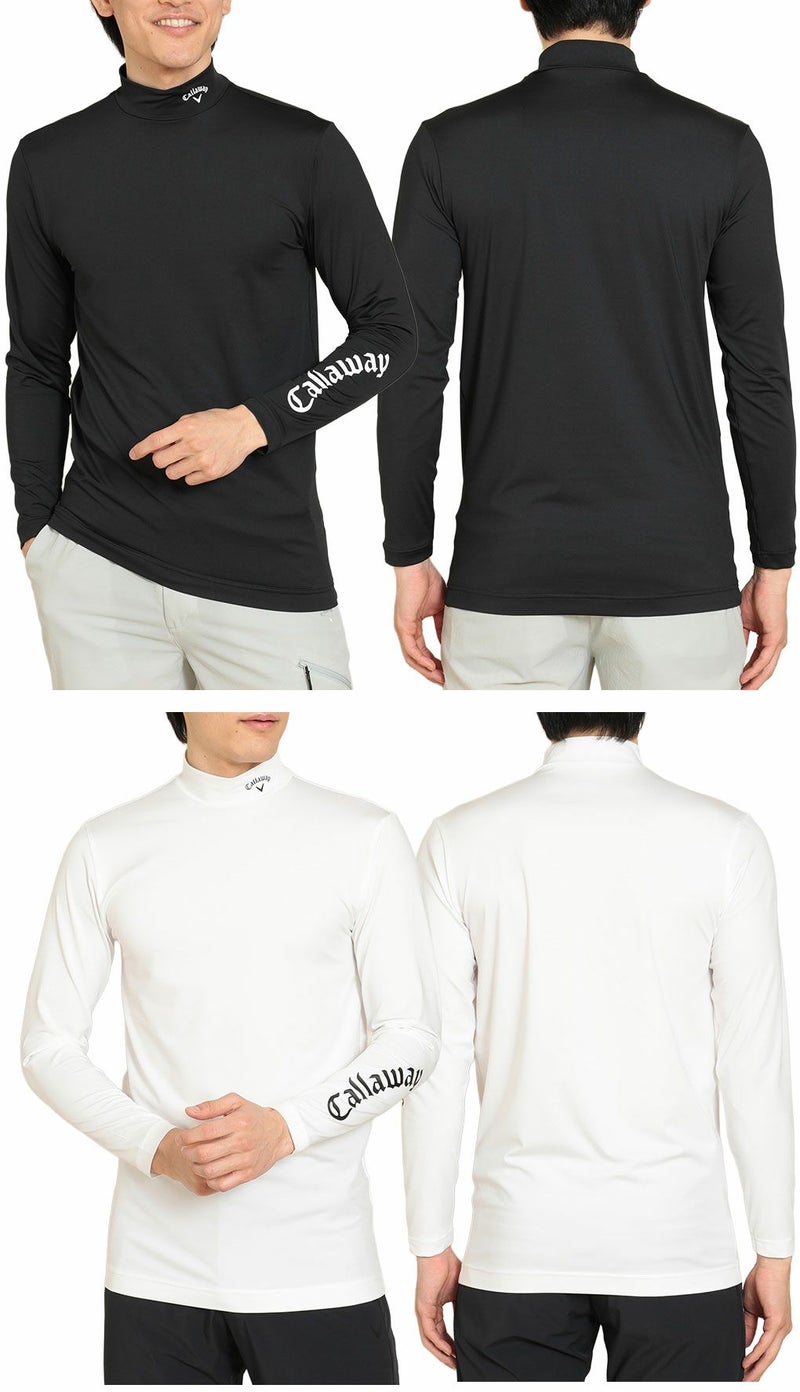 キャロウェイクールコア天竺ハイネックインナーシャツC24932100メンズゴルフウェア2025秋冬モデルCallaway日本正規品