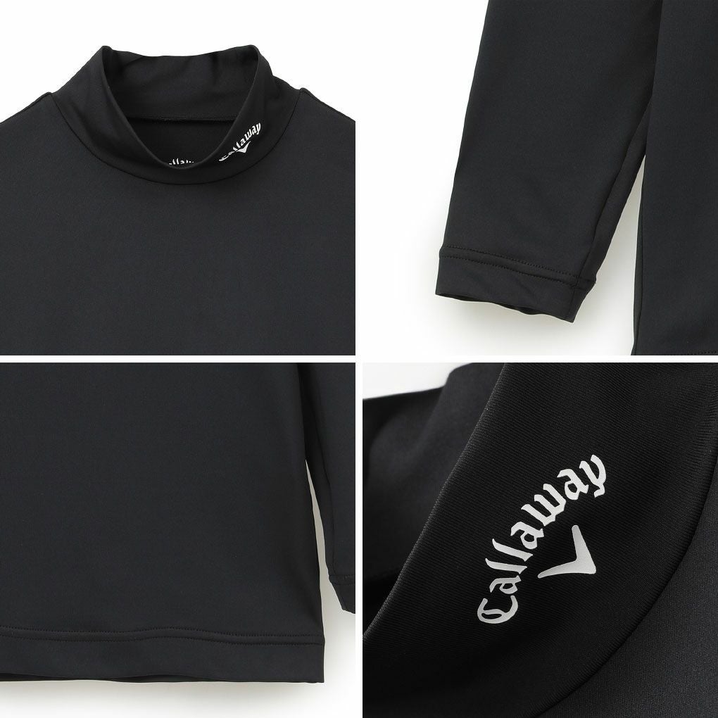 キャロウェイクールコア天竺ハイネックインナーシャツC24932100メンズゴルフウェア2025秋冬モデルCallaway日本正規品