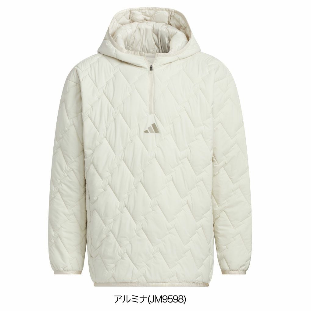 アディダスビヨンドザコースキルトハーフジップフーディージャケットJUW86メンズゴルフウェアゴルフ2025秋冬モデルadidas日本正規品