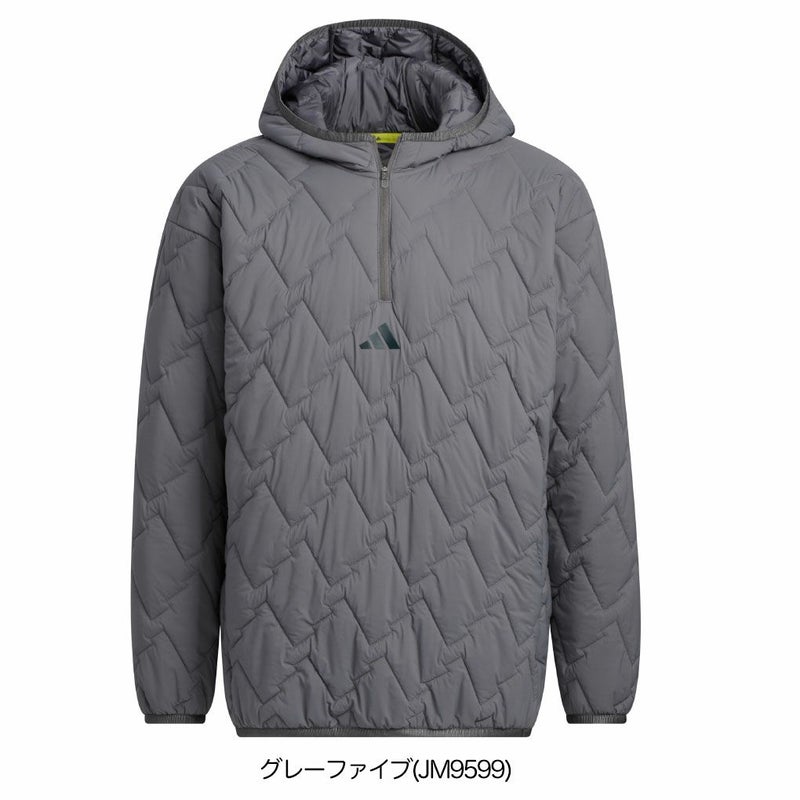 アディダスビヨンドザコースキルトハーフジップフーディージャケットJUW86メンズゴルフウェアゴルフ2025秋冬モデルadidas日本正規品