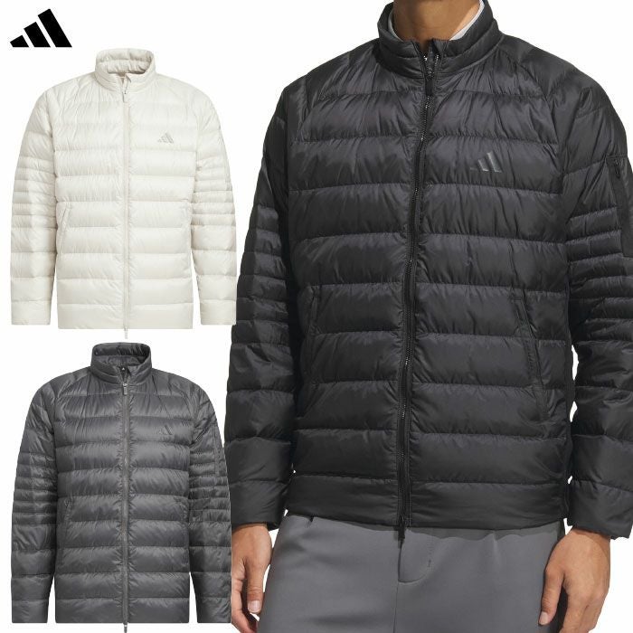 アディダス アームポケット付き フルジップ ダウンジャケット JVU96