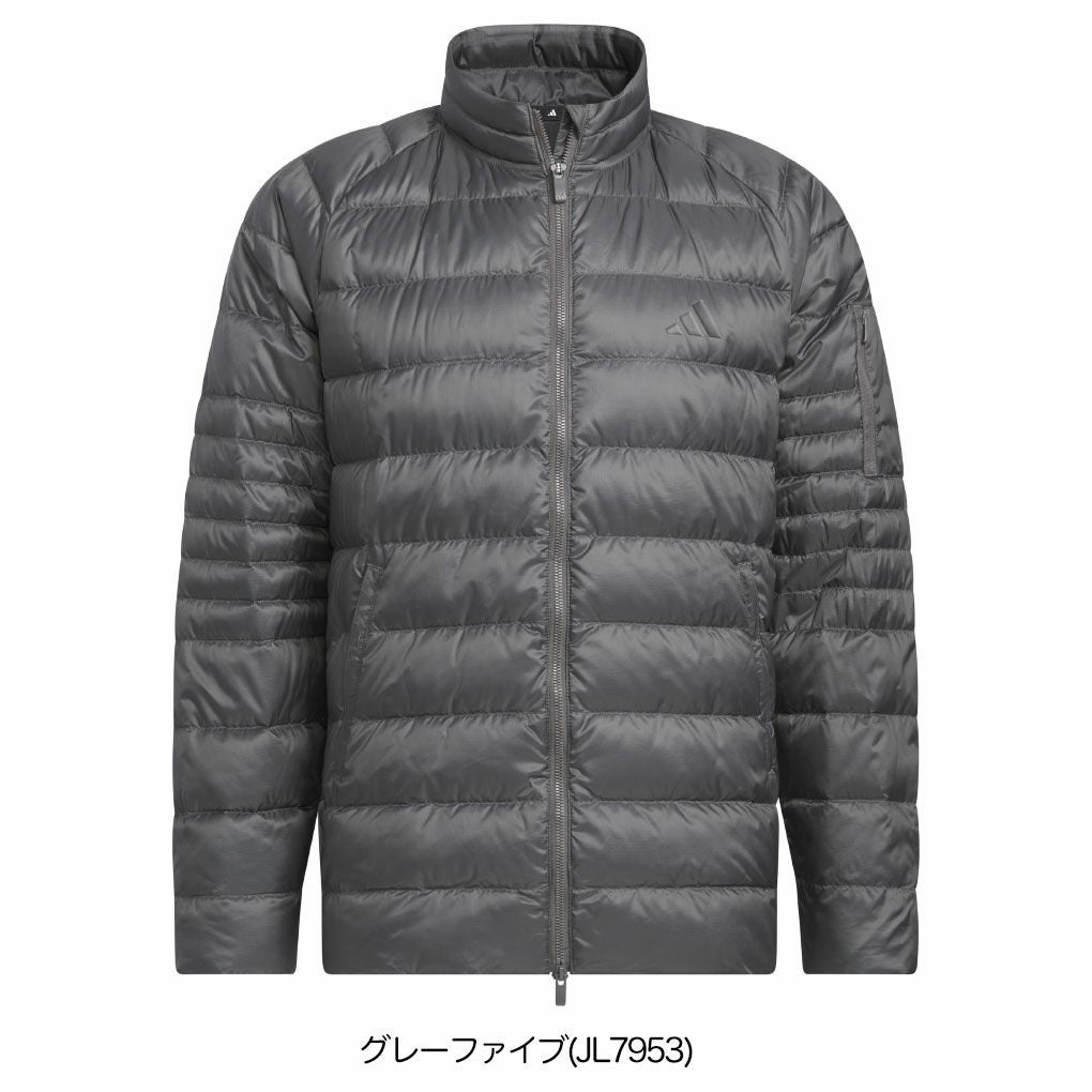 アディダスアームポケット付きフルジップダウンジャケットJVU96メンズゴルフウェアゴルフ2025秋冬モデルadidas日本正規品