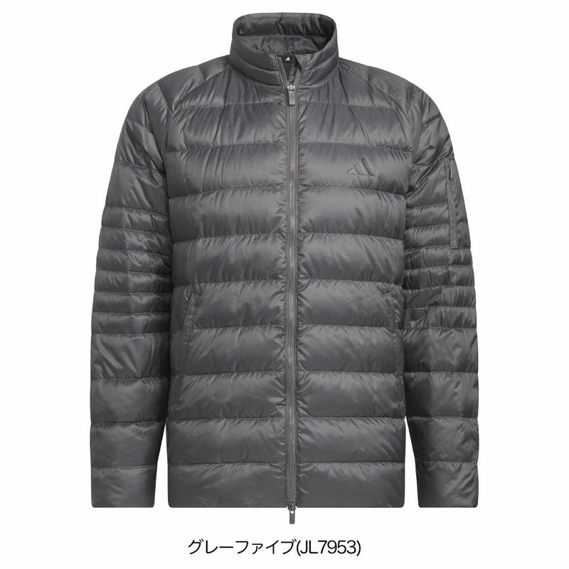 アディダスアームポケット付きフルジップダウンジャケットJVU96メンズゴルフウェアゴルフ2025秋冬モデルadidas日本正規品