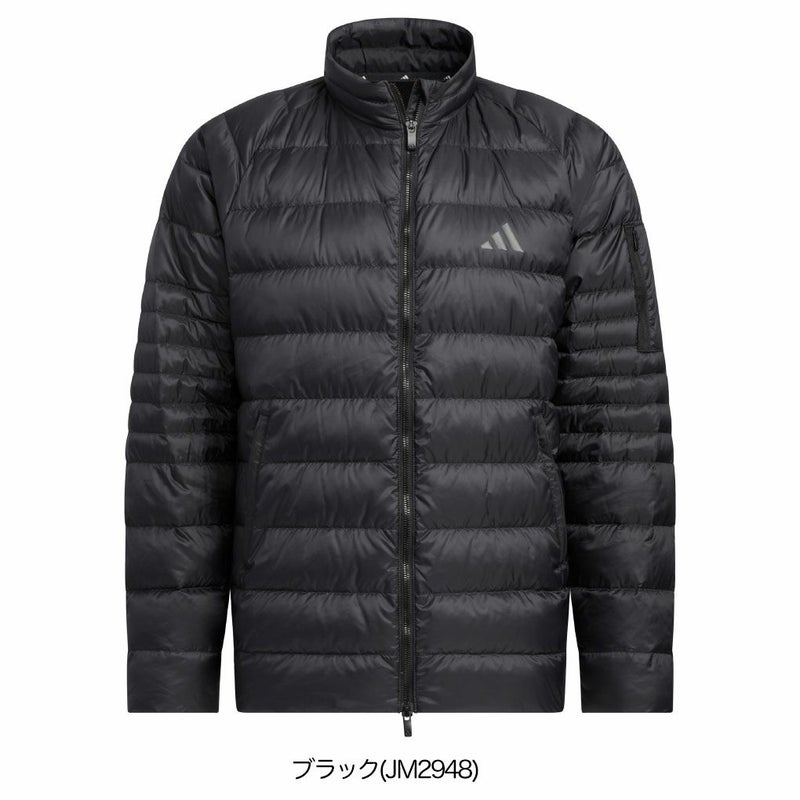 アディダスアームポケット付きフルジップダウンジャケットJVU96メンズゴルフウェアゴルフ2025秋冬モデルadidas日本正規品