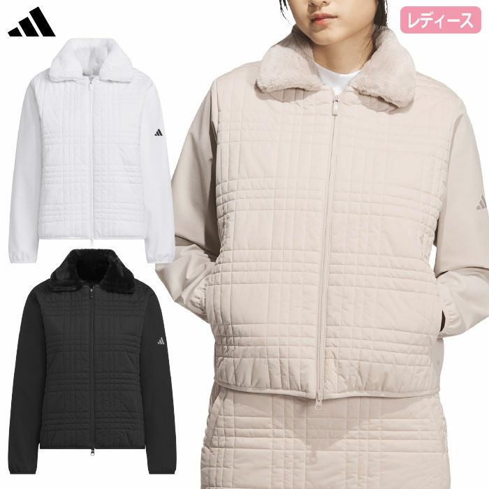 アディダスCOLD.RDYデタッチャブルカラーキルトジャケットJWK08レディースゴルフウェアゴルフ2025春夏モデルadidas日本正規品