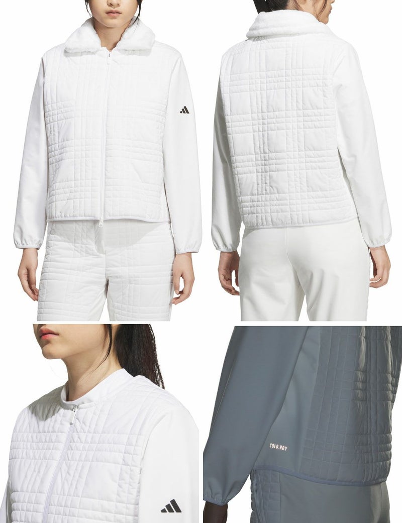 アディダスCOLD.RDYデタッチャブルカラーキルトジャケットJWK08レディースゴルフウェアゴルフ2025春夏モデルadidas日本正規品