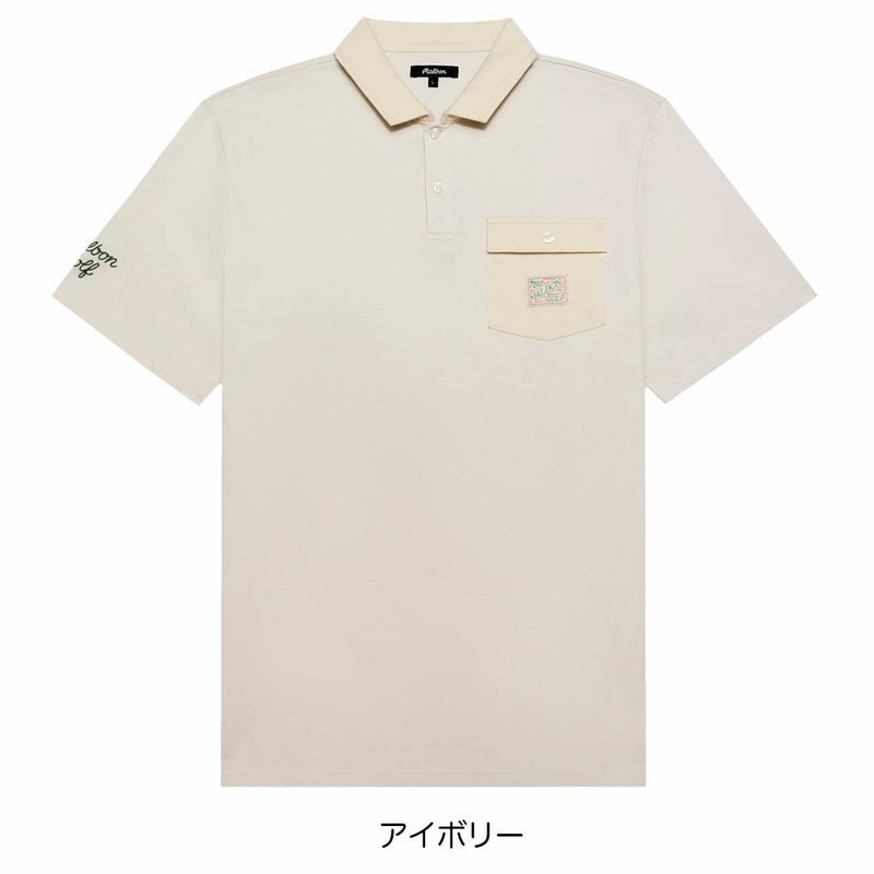 マルボンMalbonGolf半袖シャツJOVISSOLIDPOLOM-9166メンズ2025年モデル
