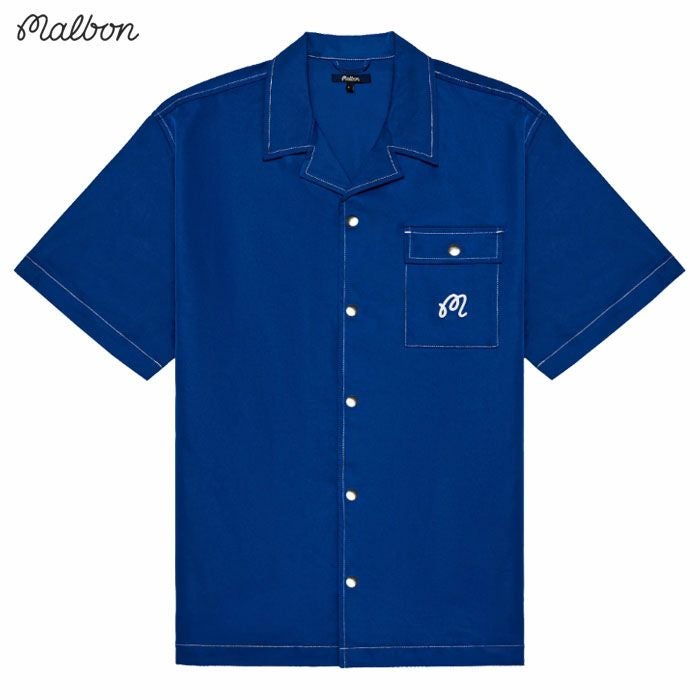 マルボン Malbon Golf 半袖シャツ MEZZO PERFORMANCE PIQUE PRINTED