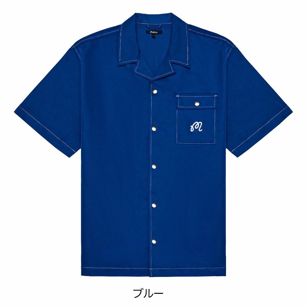 マルボンMalbonGolf半袖シャツMENTONNYLONCAMPCOLLARSHIRTM-9135メンズ2025年モデル