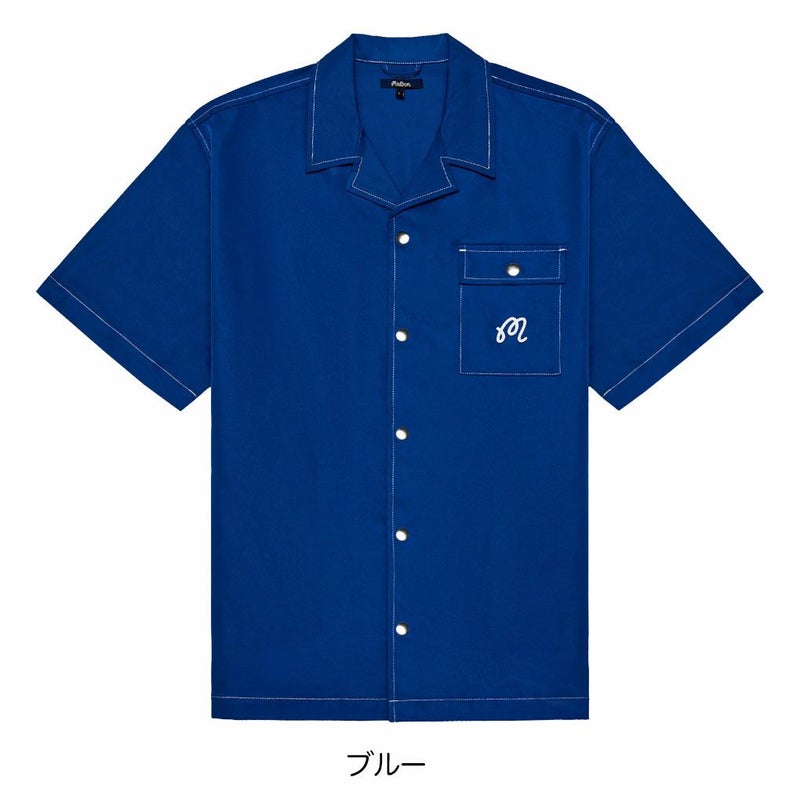 マルボンMalbonGolf半袖シャツMENTONNYLONCAMPCOLLARSHIRTM-9135メンズ2025年モデル