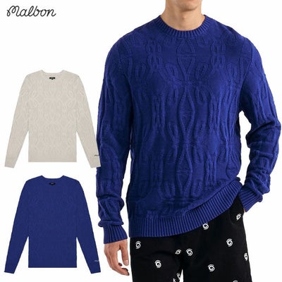 マルボンMalbonGolfニットセーターMONACOKNITSWEATERM-9132メンズ2025年モデル