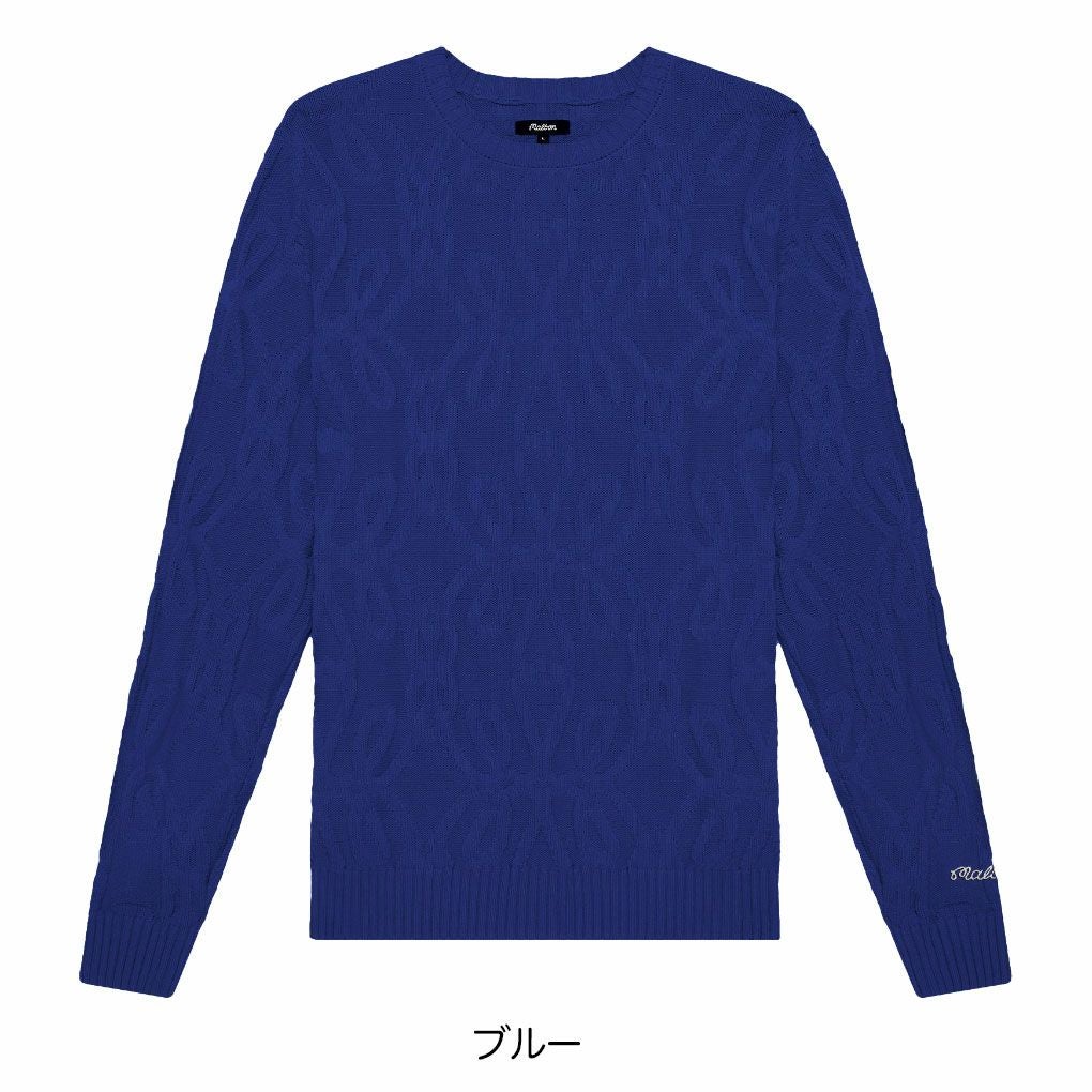 マルボンMalbonGolfニットセーターMONACOKNITSWEATERM-9132メンズ2025年モデル