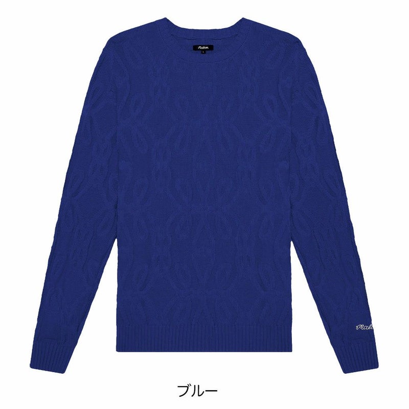 マルボンMalbonGolfニットセーターMONACOKNITSWEATERM-9132メンズ2025年モデル