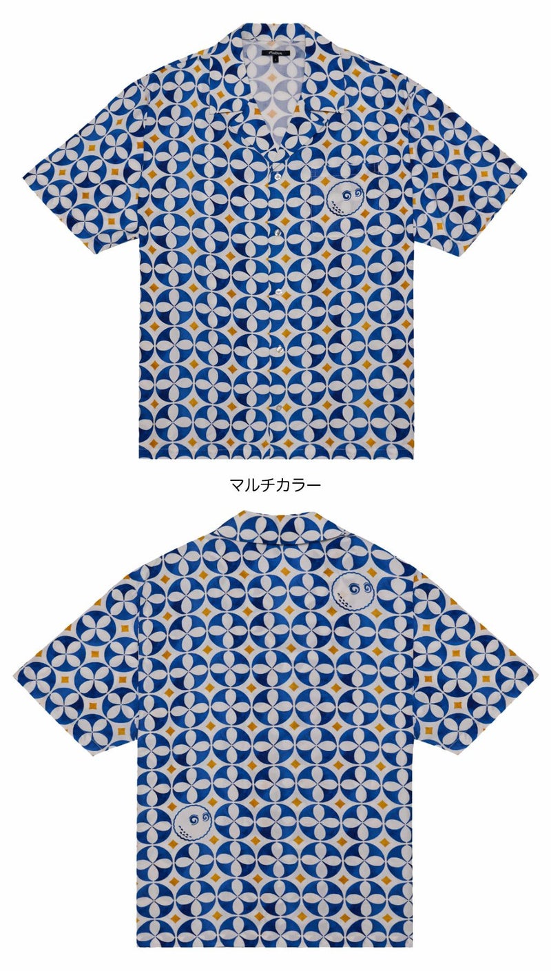 マルボンMalbonGolf半袖シャツRIVIERACAMPCOLLARSHIRTM-9164メンズ2025年モデル