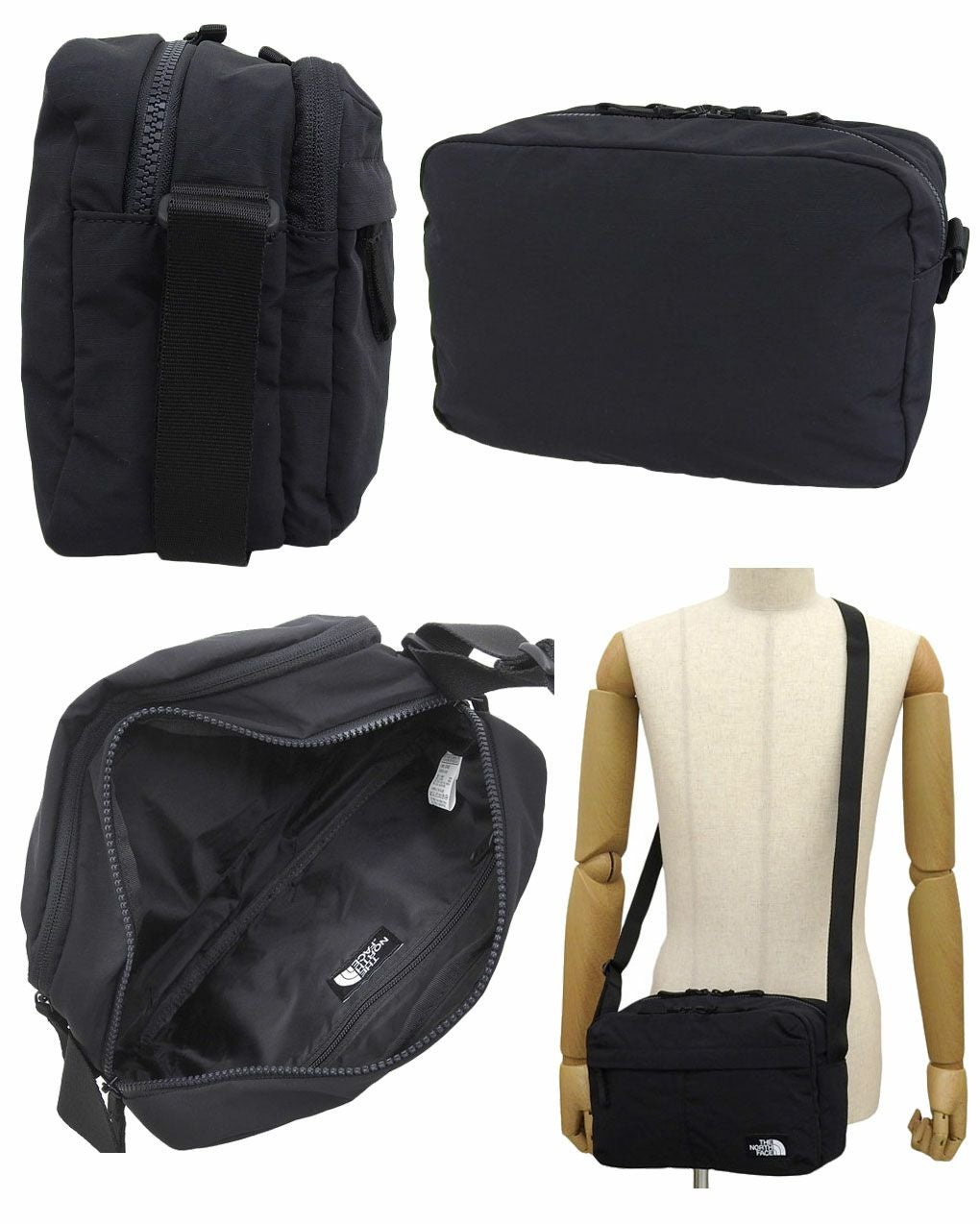 ザ・ノース・フェイスショルダーバッグナイロンブラックTRAVELCROSSBAGMNN2PR41A-BLK2025年モデルTHENORTHFACE並行輸入