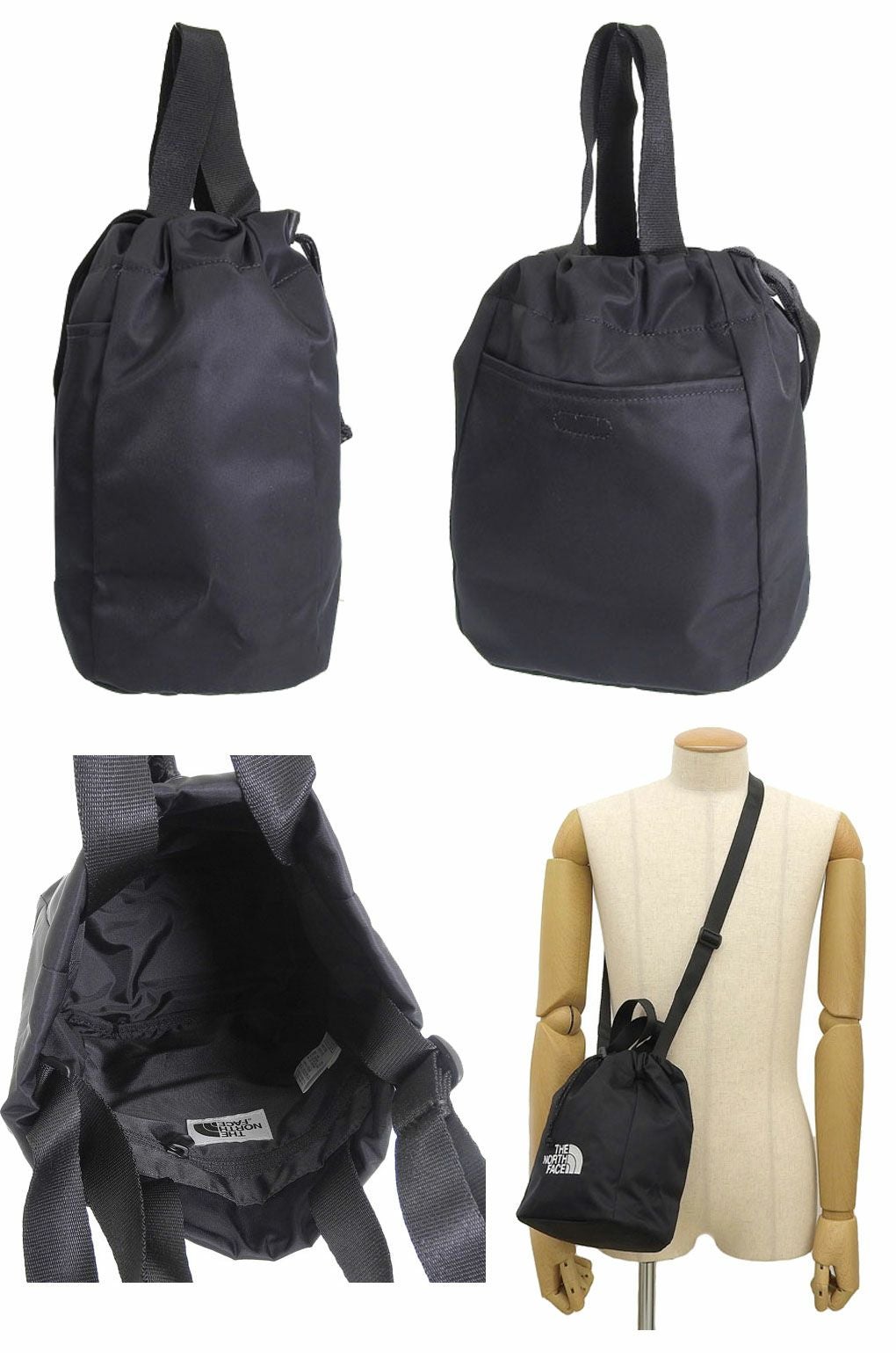 ザ・ノース・フェイスホワイトレーベルWHITELABELバッグnn2pr25j-blk2025年モデルTHENORTHFACE並行輸入