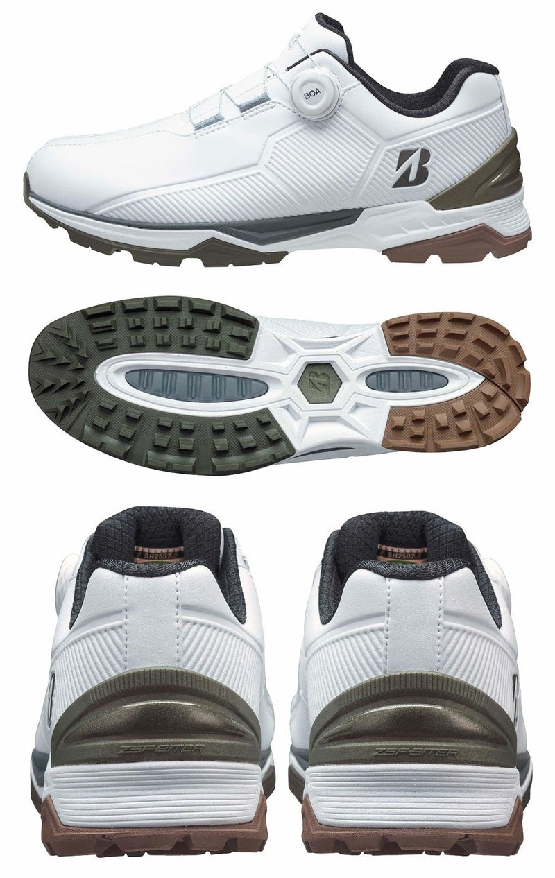 BSブリヂストンゴルフスパイクレスシューズSH2507ゼロ・スパイクバイターワイド4E幅広メンズBRIDGESTONEGOLF日本正規品