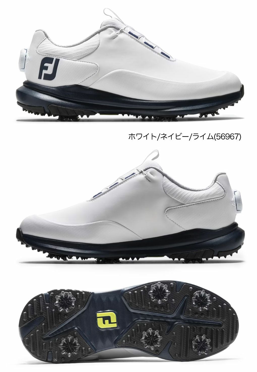 フットジョイMEN'SFJウルトラフィットBOAゴルフシューズスパイク56967メンズ靴FOOTJOY2025年モデル日本正規品