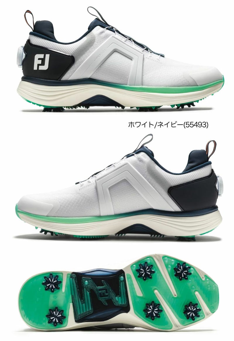 フットジョイMEN'SFJハイパーフレックスBOAゴルフシューズスパイク55493メンズ靴FOOTJOY2025年モデル日本正規品