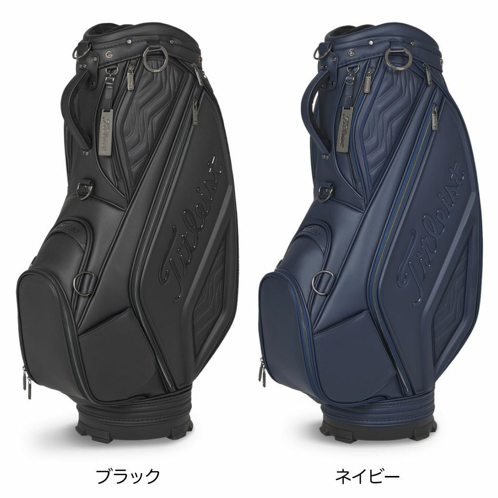 ALBATROSS ゴルフ！ キャディバッグ ブラック/ホワイト オールブラック”がクールすぎる！ タイトリスト「Newアルバトロス