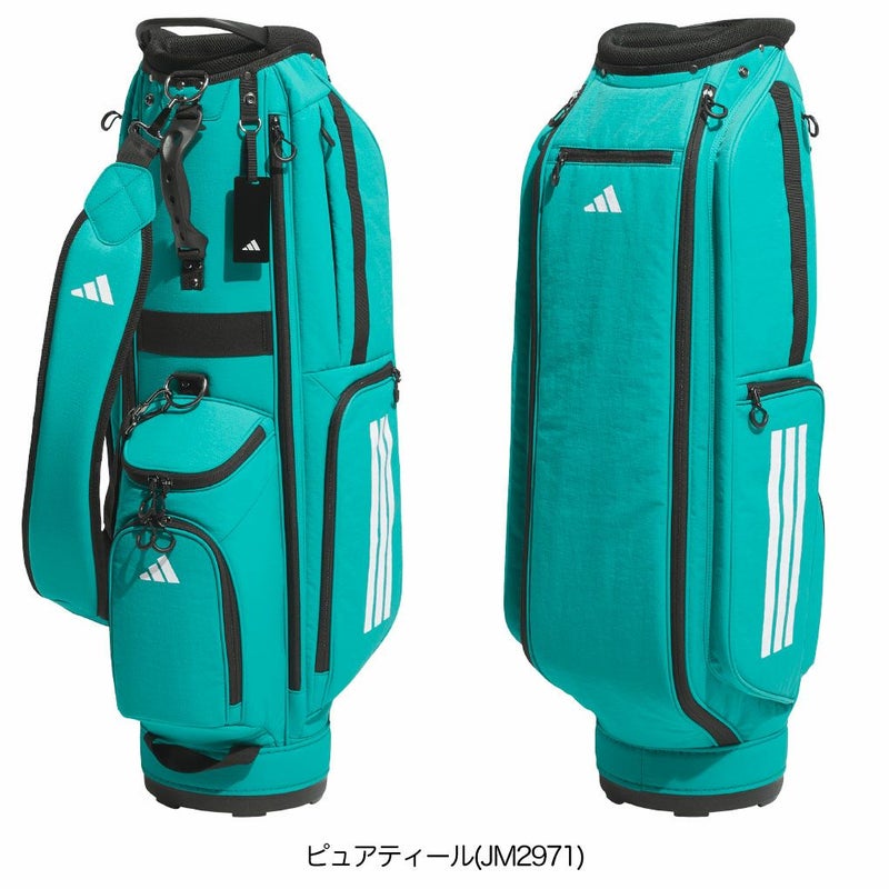 アディダススリーストライプスコーデュラキャディバッグKVH34_8.5型47インチ対応2025年モデルadidas日本正規品