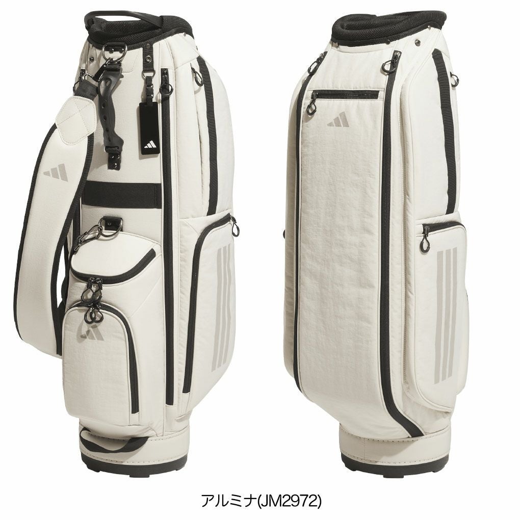 アディダススリーストライプスコーデュラキャディバッグKVH34_8.5型47インチ対応2025年モデルadidas日本正規品