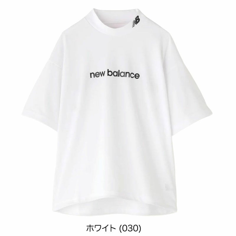 ニューバランス保形性ストレッチハーフスリーブモックネックプルオーバー012-5266501レディースゴルフウェアnewbalance2025秋冬モデル日本正規品