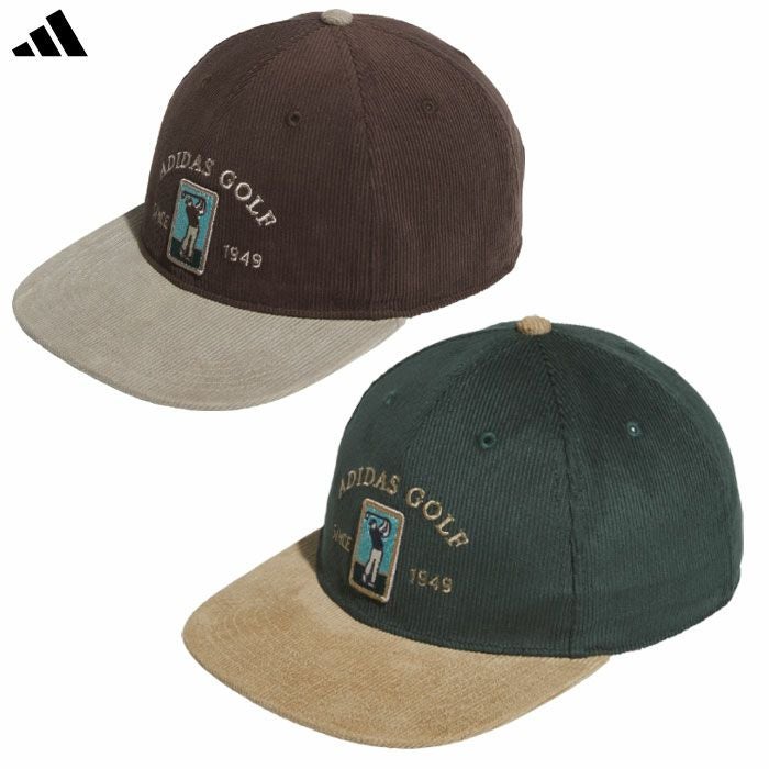 アディダスコーデュロイクラシックキャップJVU31メンズゴルフキャップ帽子2025秋冬モデルadidas日本正規品