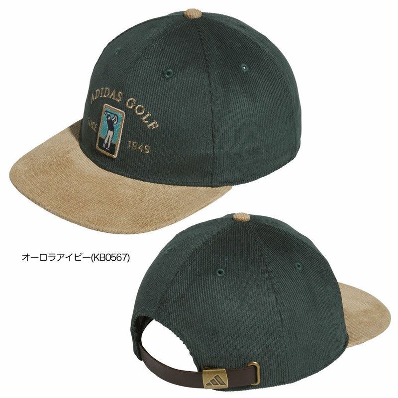 アディダスコーデュロイクラシックキャップJVU31メンズゴルフキャップ帽子2025秋冬モデルadidas日本正規品