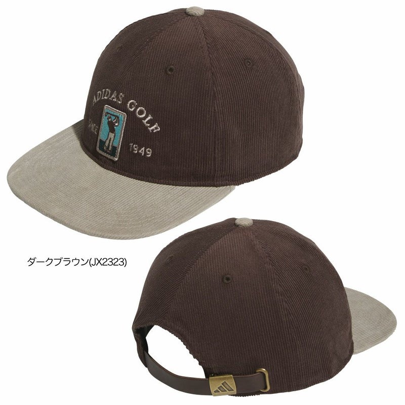 アディダスコーデュロイクラシックキャップJVU31メンズゴルフキャップ帽子2025秋冬モデルadidas日本正規品