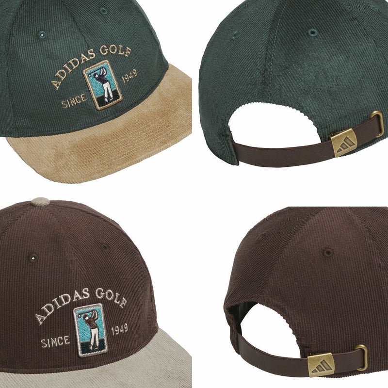 アディダスコーデュロイクラシックキャップJVU31メンズゴルフキャップ帽子2025秋冬モデルadidas日本正規品