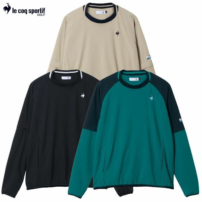 ルコックスポルティフ袖取り外し可能プルオーバー2WAYブルゾンLG5FWB03Mメンズゴルフウェアゴルフ2025秋冬モデル日本正規品