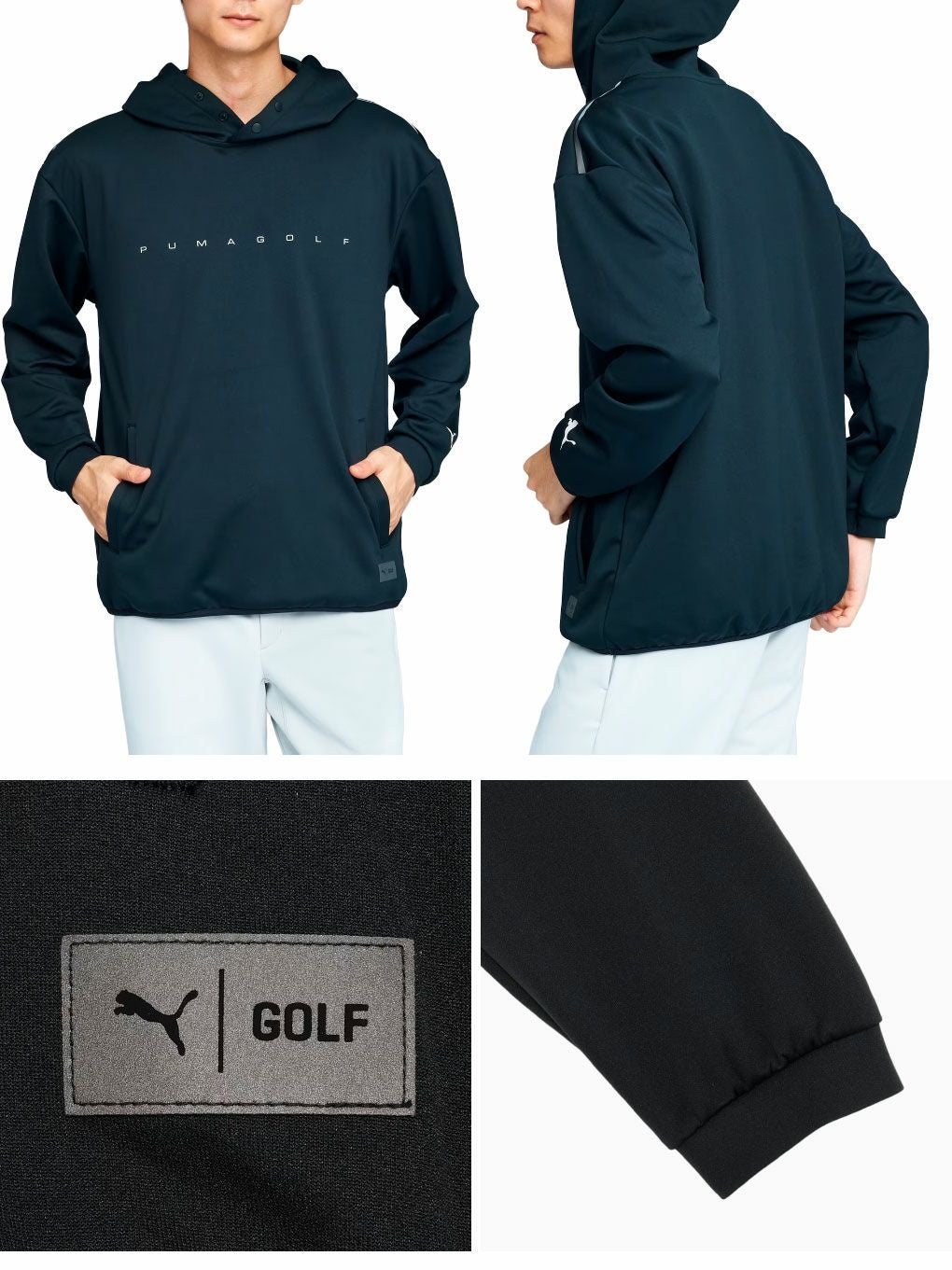 プーマゴルフPBプルオーバーフーディ635772ゴルフキャップ帽子PUMA2024秋冬モデル日本正規品