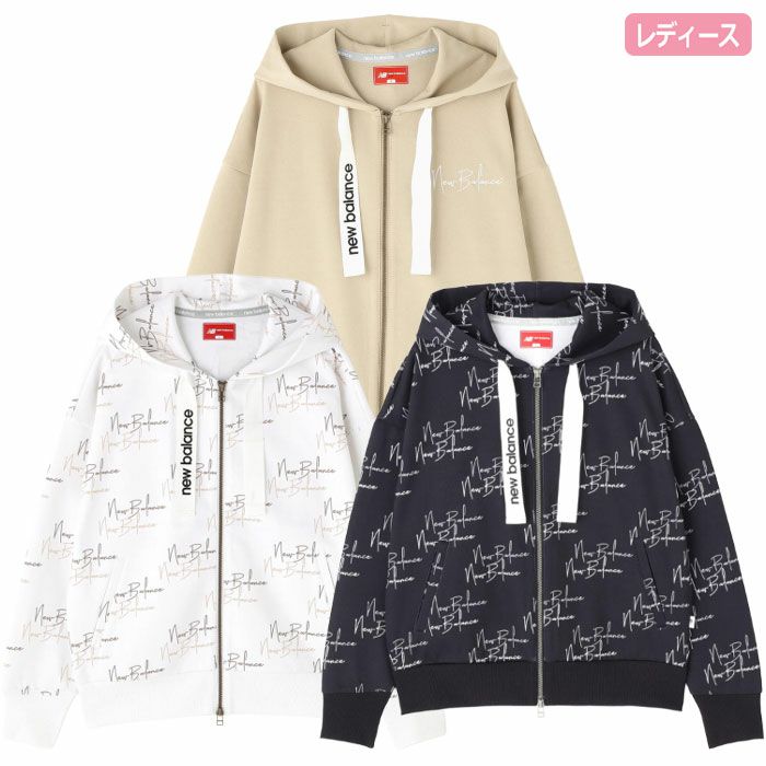 ニューバランススウェットフルジップフーディー012-5262502レディースゴルフウェアnewbalance2025秋冬モデル日本正規品